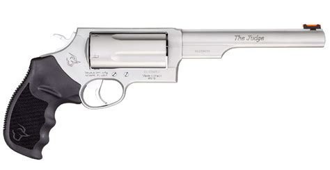 Taurus Judge 410ga45lc Stainless Magnum Revolver With 65 Inch Barrel