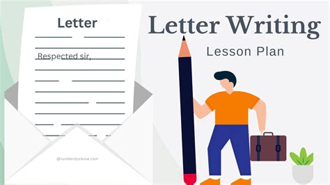 Printable Letter Writing Lesson Plan Pdf Included Number Dyslexia
