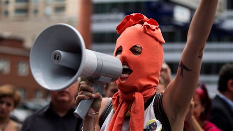 pussy riot supporters protest conviction in toronto ctv news