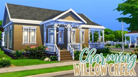 Charming Willow Creek The Sims 4 Speed Build Sims 4 Houses Sims