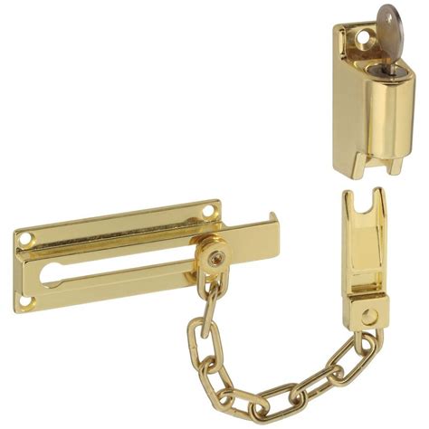 National Hardware Stainless Steel Keyed Chain Door Lock V806 Key Chain
