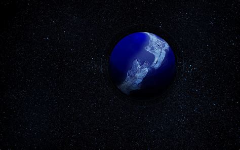 Wallpaper Planet Earth Blue Circle Atmosphere Universe