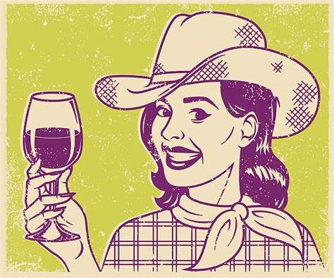 Vintage Cowgirl Illustrations Royalty Free Vector Graphics And Clip Art