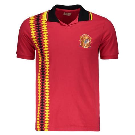 Mostre a todos a sua paixão e orgulho em espanha. Camisa Espanha Retrô 1994 - FutFanatics
