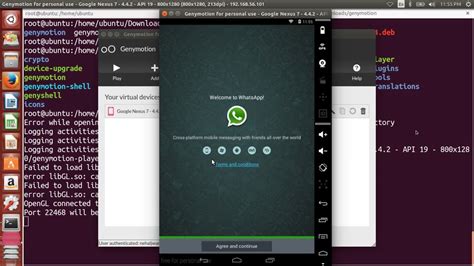 Whatsapp On Ubuntu 1404 Using Genymotion Youtube