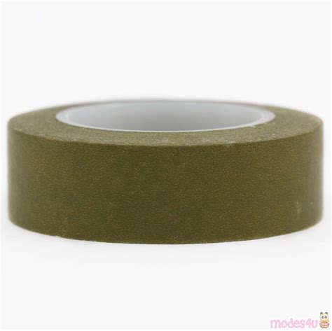 Moss Green Washi Tape Deco Tape Solid Modes4u
