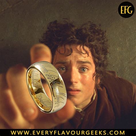 One Ring To Rule Them All Lord Of The Rings Ring Rings For Men