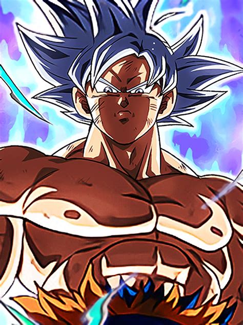 Hydros Dokkanart On Twitter Mastered Ultra Instinct Trasnformation