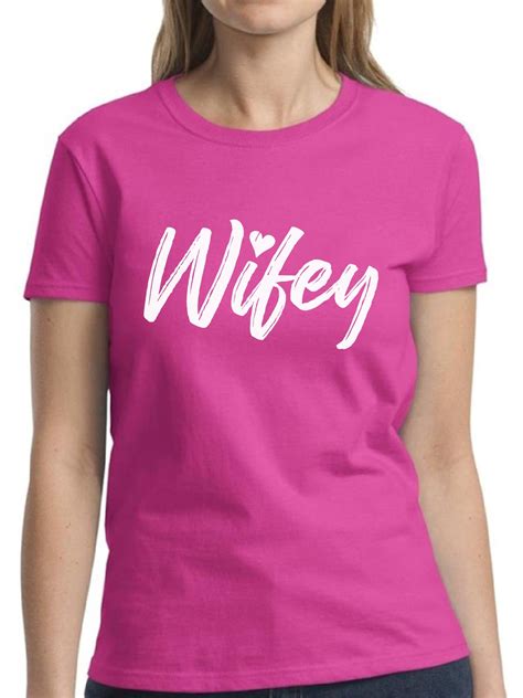 Mezee Mezee Wifey Shirt Valentine S Day Ts For Wife Funny Valentine Shirts For Women Wifey