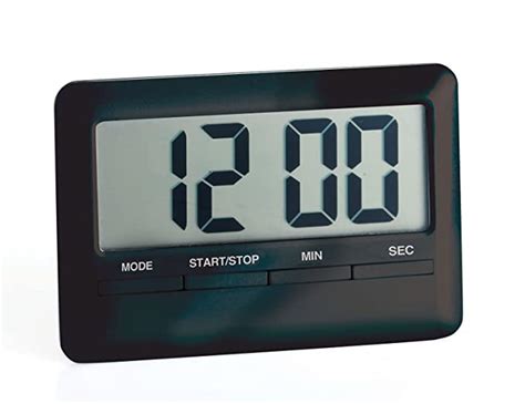 Large Display Magnetic Digital Kitchen Timer Rubberised Finish