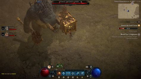 Diablo 4 How To Beat Avarice The Gold Cursed World Boss Gamespot