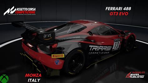 Assetto Corsa Competizione Ferrari 488 GT3 Evo Monza Xbox Series S