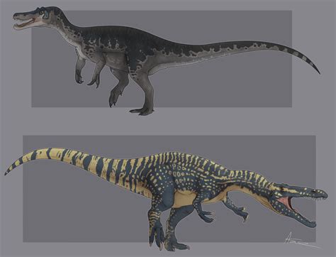 I Drew A Baryonyx And A Suchomimus With Their In Game Patterns R