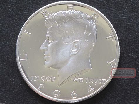 1964 P Kennedy Half Dollar 90 Silver Frosted Proof U S Coin D4748