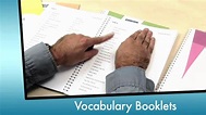 Vocabulary booklets -- Vaughan Systems - YouTube