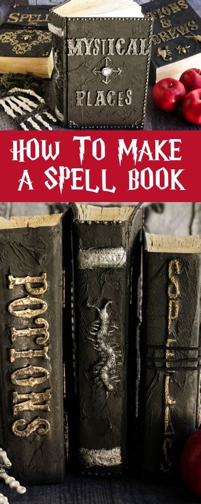 Harry Potter Spell Book Diy Perfect For Hogwarts ♥ Fleece Fun
