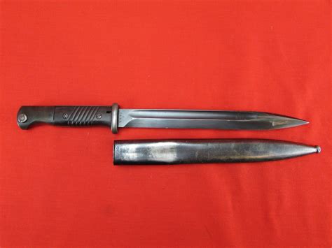 German K98 Mauser 41ddl Bayonet W Scabbard Marked Berg And Co 1940