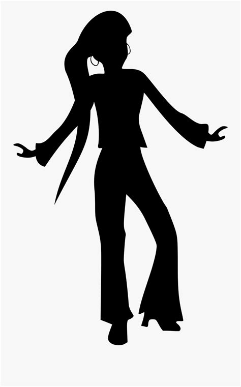 Disco Dancer Disco Dancing Silhouette Png Free Transparent Clipart