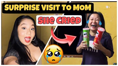 surprise visit to my mom she almost cried 🥺 vlog 008 youtube vlogger youtube