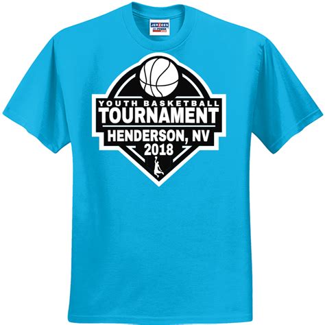 This basketball shirt is a great way to show off your team spirit and pride. Men's 50/50 Cotton/Polyester T-Shirts Jerzees 29M