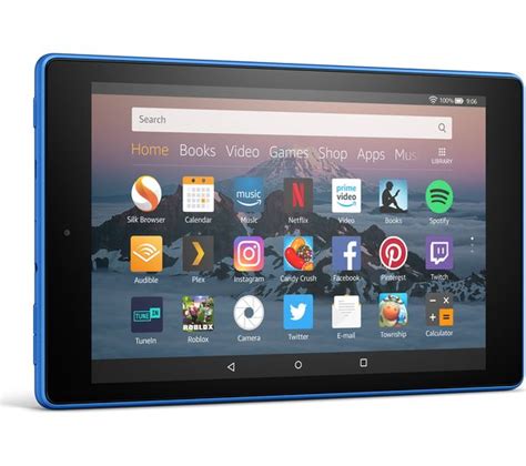 Buy Amazon Fire Hd 8 Tablet 2018 16 Gb Blue Free Delivery Currys