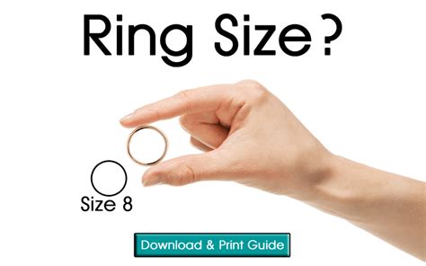 Tjm Provides Ring Size Chart And Rings Sizing Guide Our Ring Size Chart Will Help You Find The