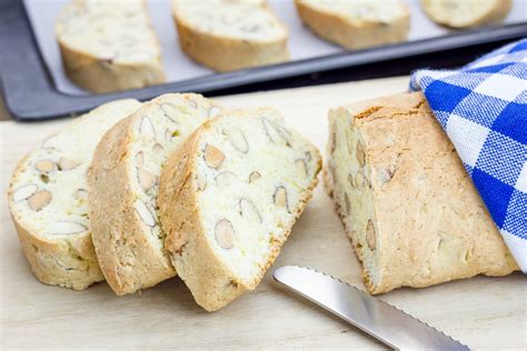 You can enjoy these biscotti as my husband does, in the morning, as a wonderful afternoon treat with tea or coffee and they are also really lovely after dinner dunked in a glass of wine. Gluten Free Chunky Biscotti - Jamie Geller