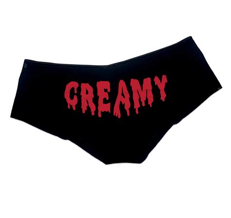 Creamy Panties Funny Sexy Rude Slutty Offensive Panties Booty
