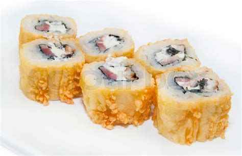 Delicious Seafood Sushi At A Japanese Restauran Stock Image Colourbox