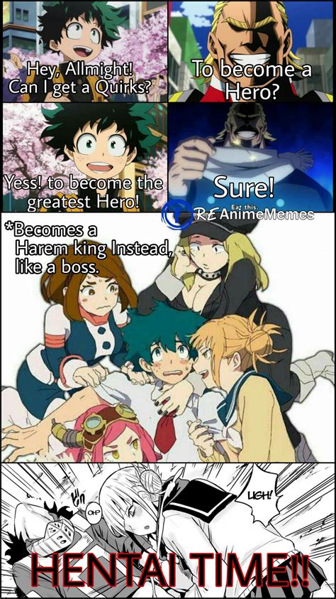 Deku Shall Become The 1 Harem King Ranimemes