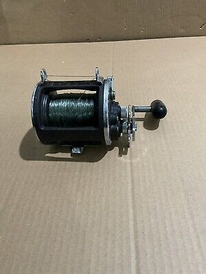 Used Vintage Daiwa Sealine H Fishing Reel Anodized Aluminum Spool