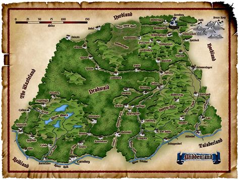Warhammer Fantasy Roleplay Rpg World Fantasy World Map Nordland D D