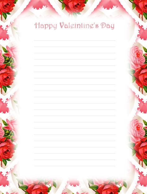 8 Best Images Of Free Printable Valentines Stationery Valentine