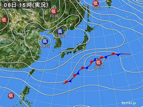 Kekkon zenya vol.1 ch.1 : 過去の実況天気図(2015年12月08日) - 日本気象協会 tenki.jp