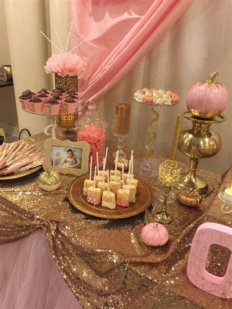 Pink And Gold Birthday Party Treats See More Party Planning Ideas At