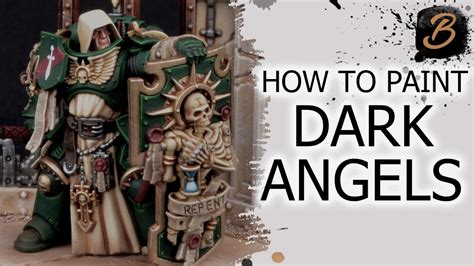 How To Paint Dark Angels A Step By Step Guide Youtube
