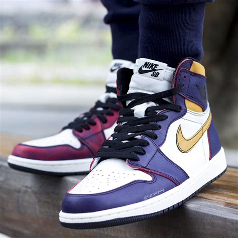 The air jordan numbered series has come a long way since it originally released as a nike basketball shoe. Nike SB Air Jordan 1 Lakers Chicago CD6578-507 Release Date | SneakerFiles