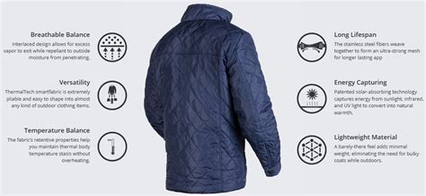 Solar Powered Smart Jackets By Thermaltech Fashion Blog By Apparel Search