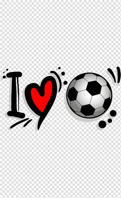 I Love Soccer Football I Love You Transparent Background Png