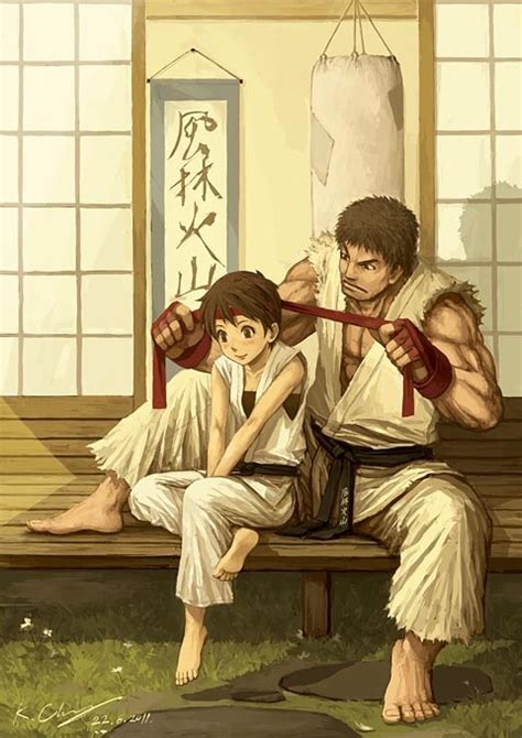 Kasugano Sakura And Ryu Street Fighter Danbooru