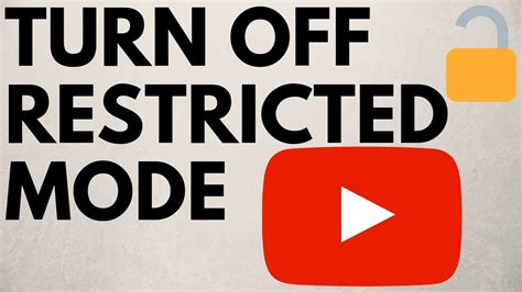 How To Turn Off Youtube Restricted Mode On Phone Android And Ios Youtube