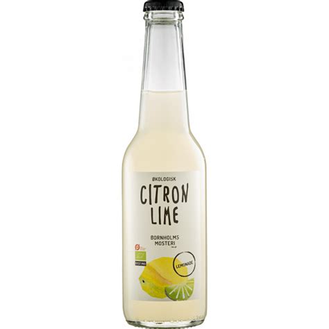 Bornholms Mosteri Citron Og Lime Lemonade Øko 20x275 Cl Flaske