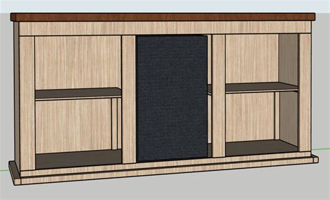 Diy Bar Cabinet Plans With Mini Fridge And Sliding Doors Sarah Bella