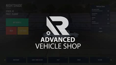 Ron Scripts Fivem Vehicle Shop Preview Youtube