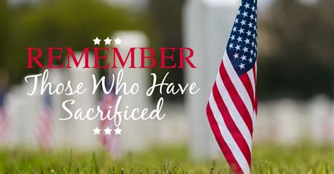 Memorial Day A Time To Reflect And Appreciate Those Who Sacrificed