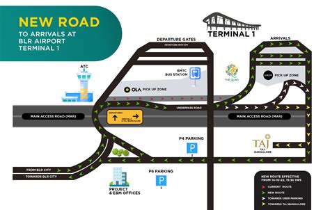 Blr Launches New Road To Terminal 1 Arrivals
