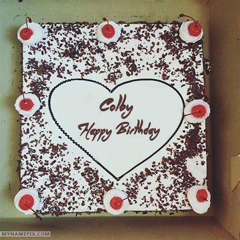 Happy Birthday Colby Cakes Cards Wishes