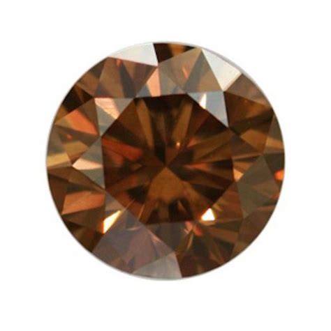 Round Faceted Aaa Rated Brown Cubic Zirconia Stones With Top Cut