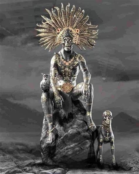 Mictlantecuhtli Dios Azteca De La Muerte Dioses Aztecas Imagenes De