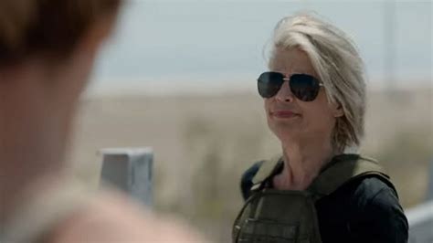 Watch Linda Hamilton Say Ill Be Back In New Terminator Dark Fate